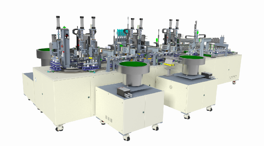 卫浴行业水龙头装盘检测生产线